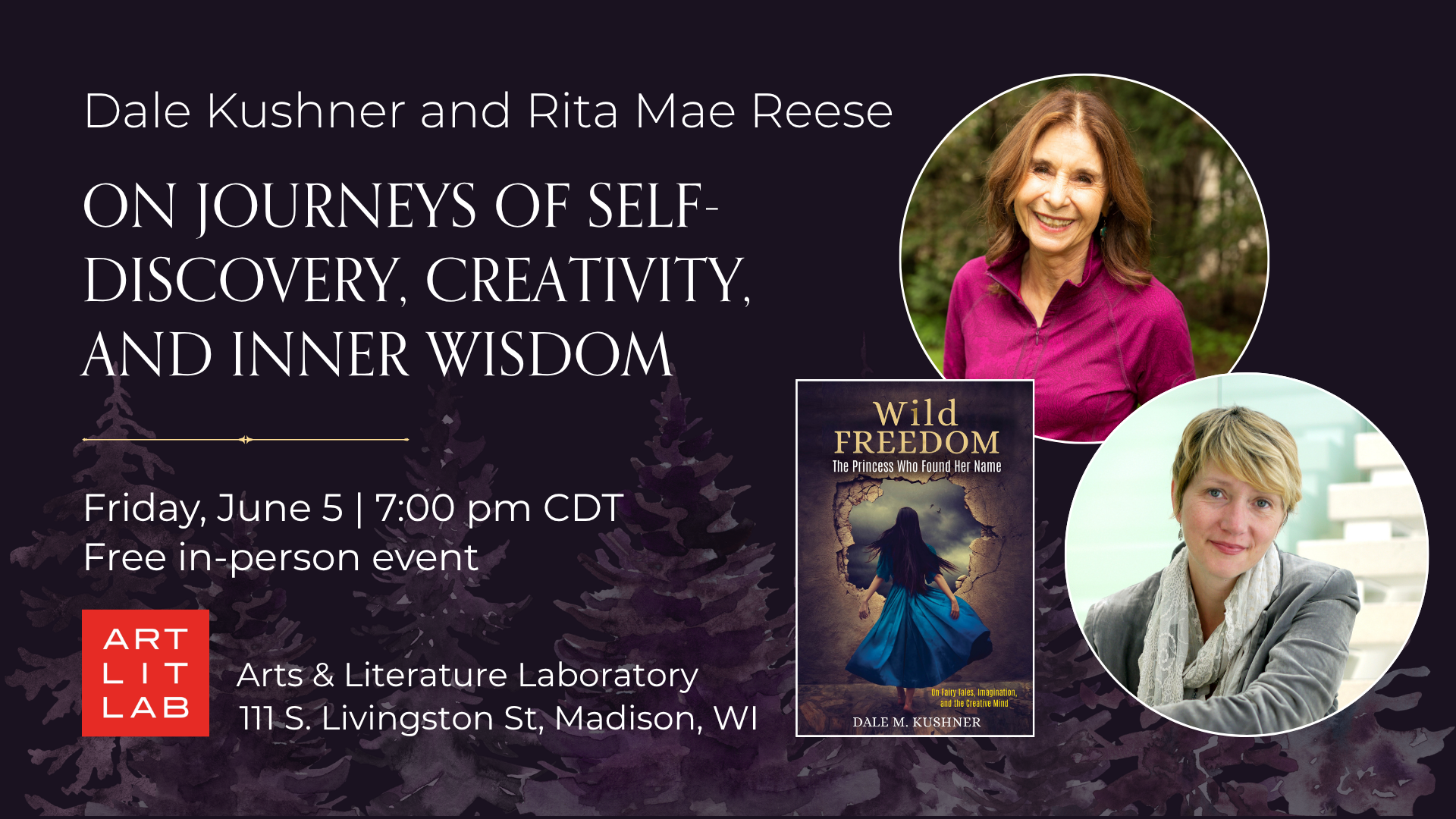 Dale Kushner and Rita Mae Reese on journeys of self-discovery, creativity, and inner wisdom