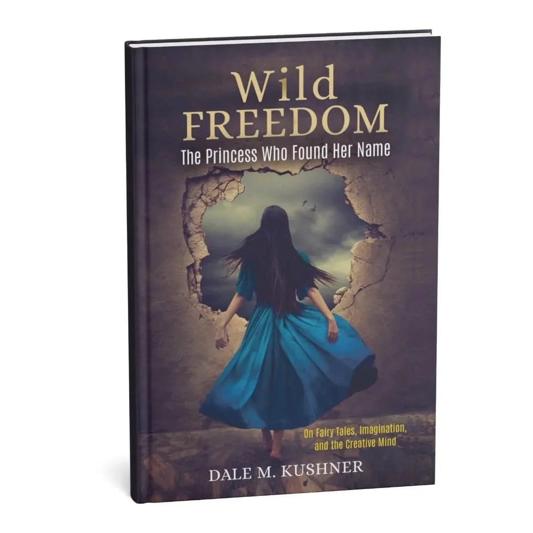 Cover Image of Wild Freedom showing girl in blue dress breaking free from a concrete wall