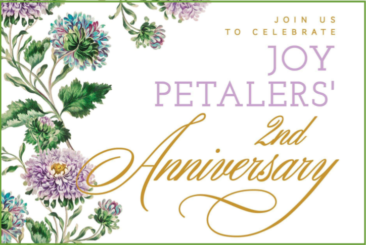 Joy Petalers' Second Anniversary Celebration and Fundraiser