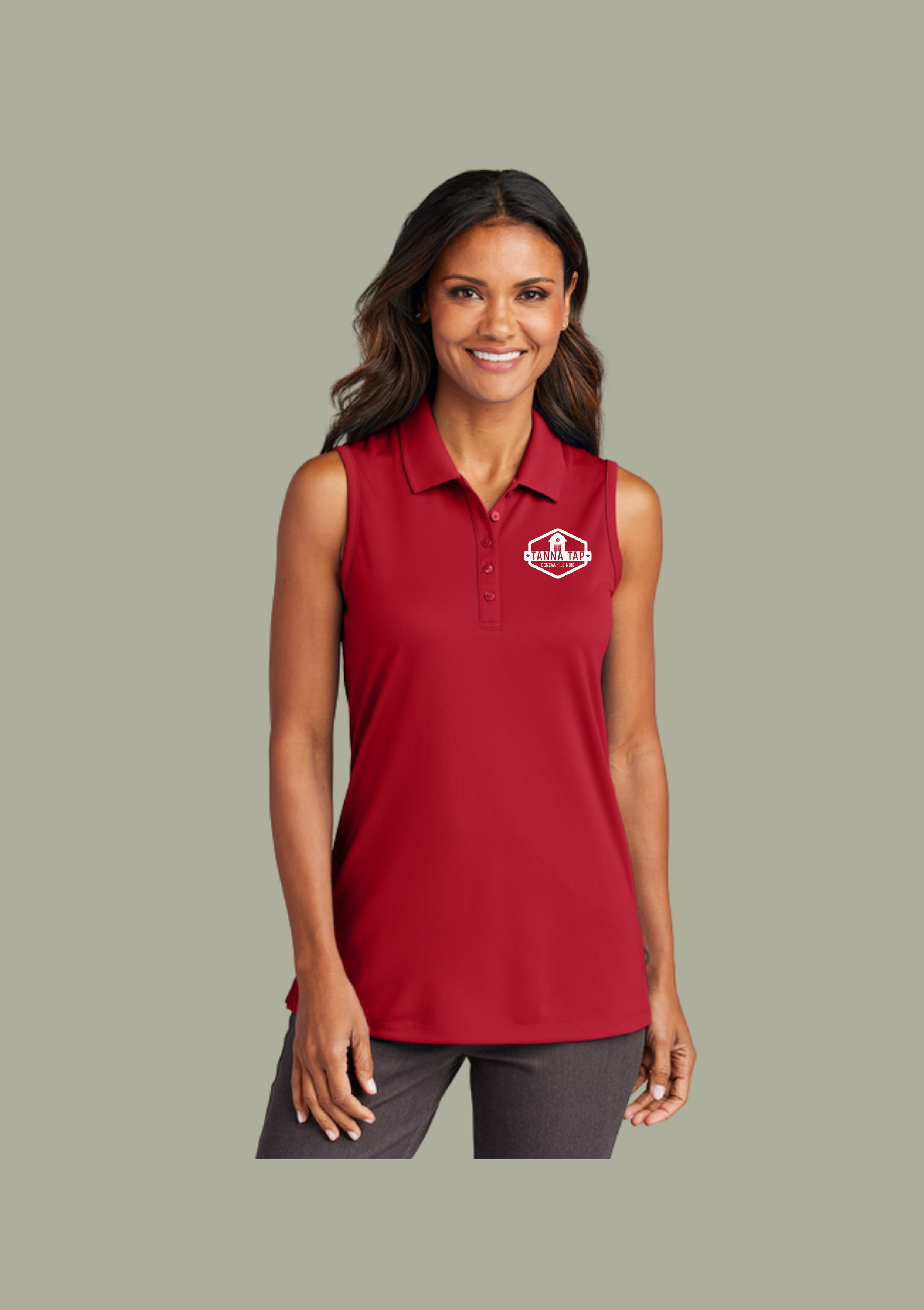 LK110SV PA Ladies Sleeveless Polo Red.png