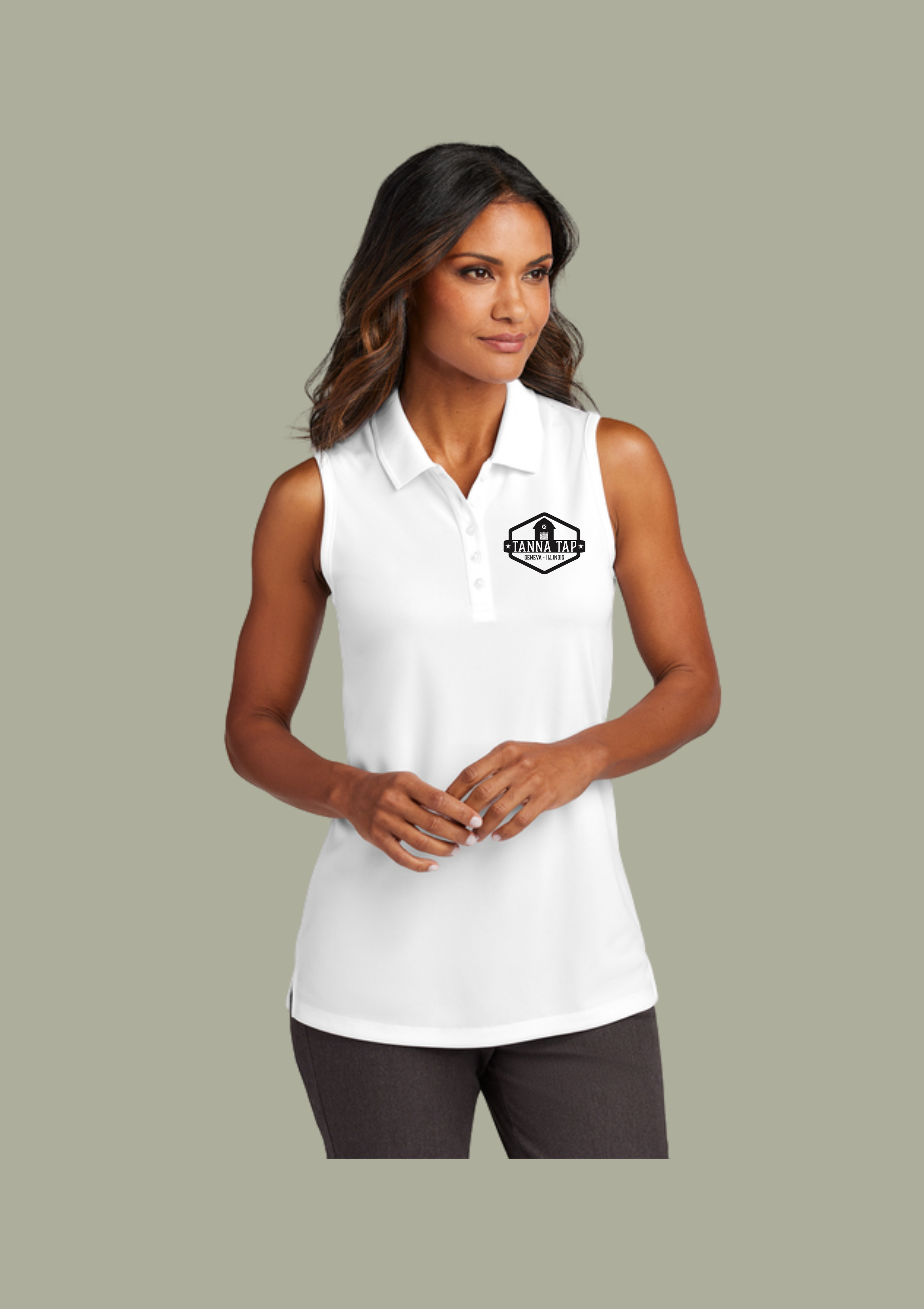 LK110SV PA Ladies Sleeveless Polo White.png