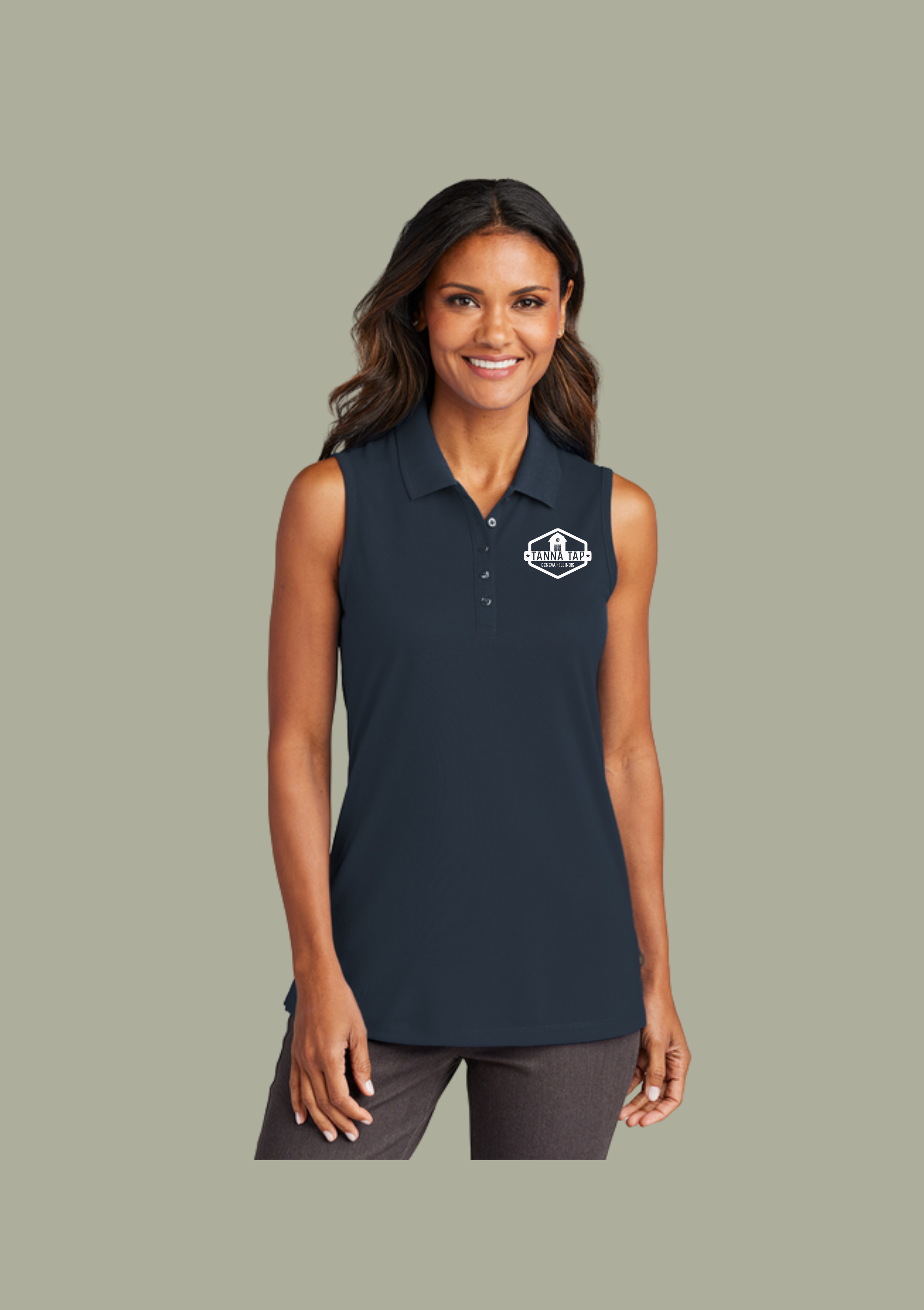 LK110SV PA Ladies Sleeveless Polo Navy.png