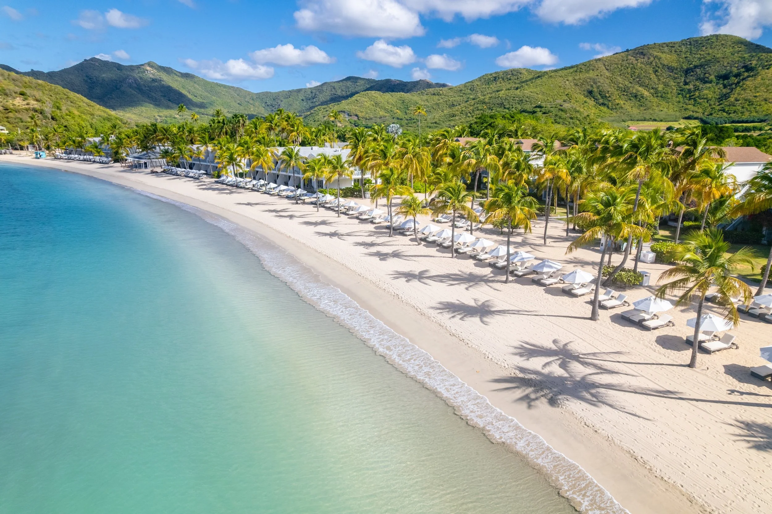  The glorious white sand beach is perfect for family activities 