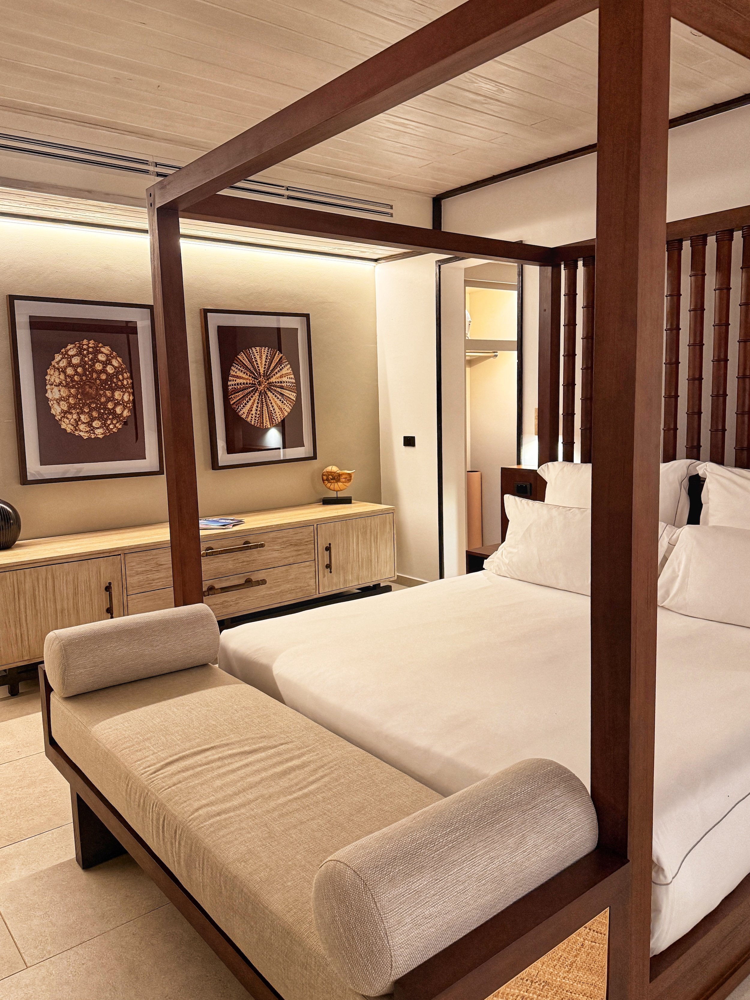  One of the recently renovated suites at Carlisle Bay 