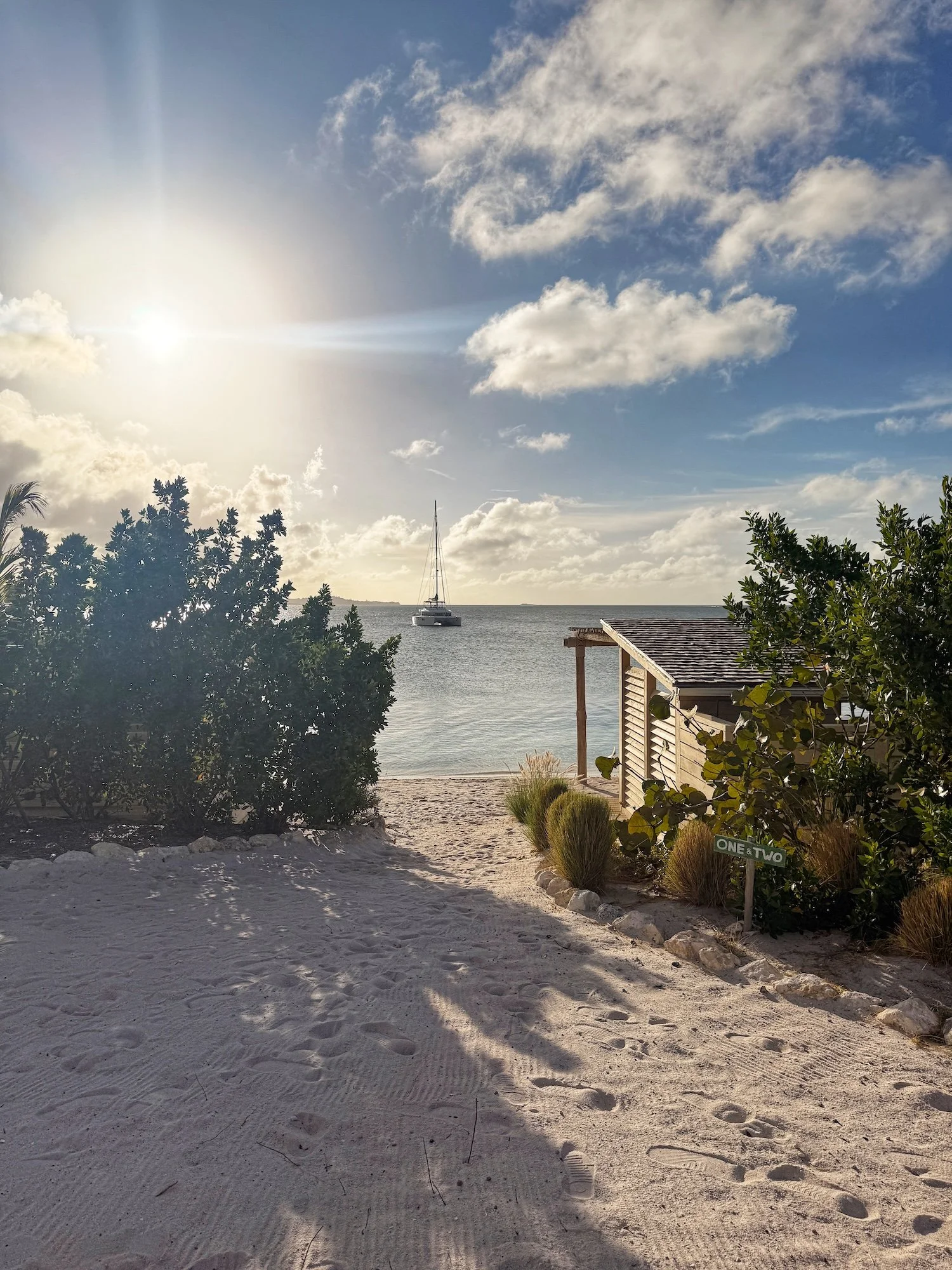  Sunset on Little Jumby 