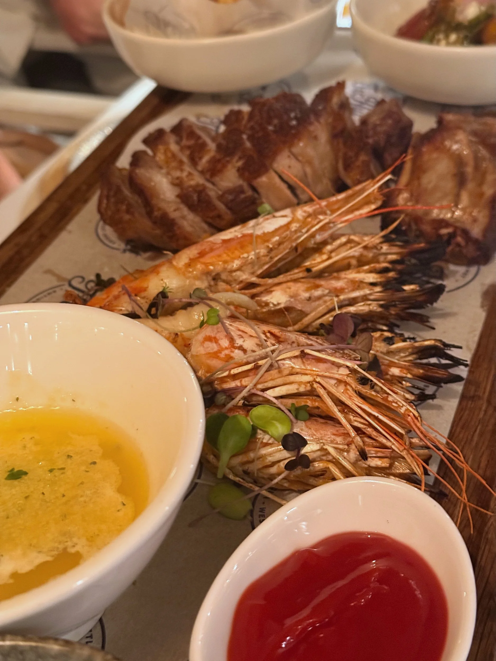 Excellent food at The Hut