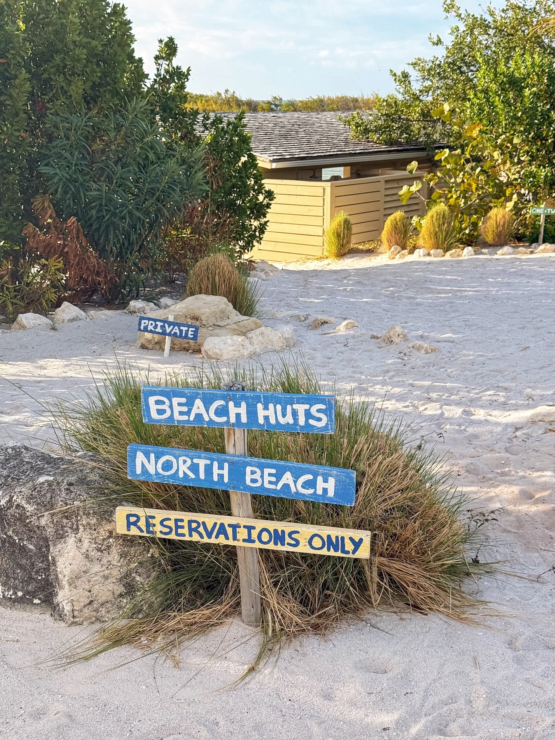  Book one hut or the whole place for the day 