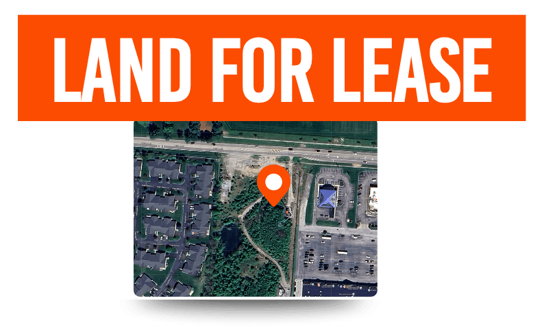 1.5 acres retail land for lease at 7995 Refugee Rd Pickerington Ohio