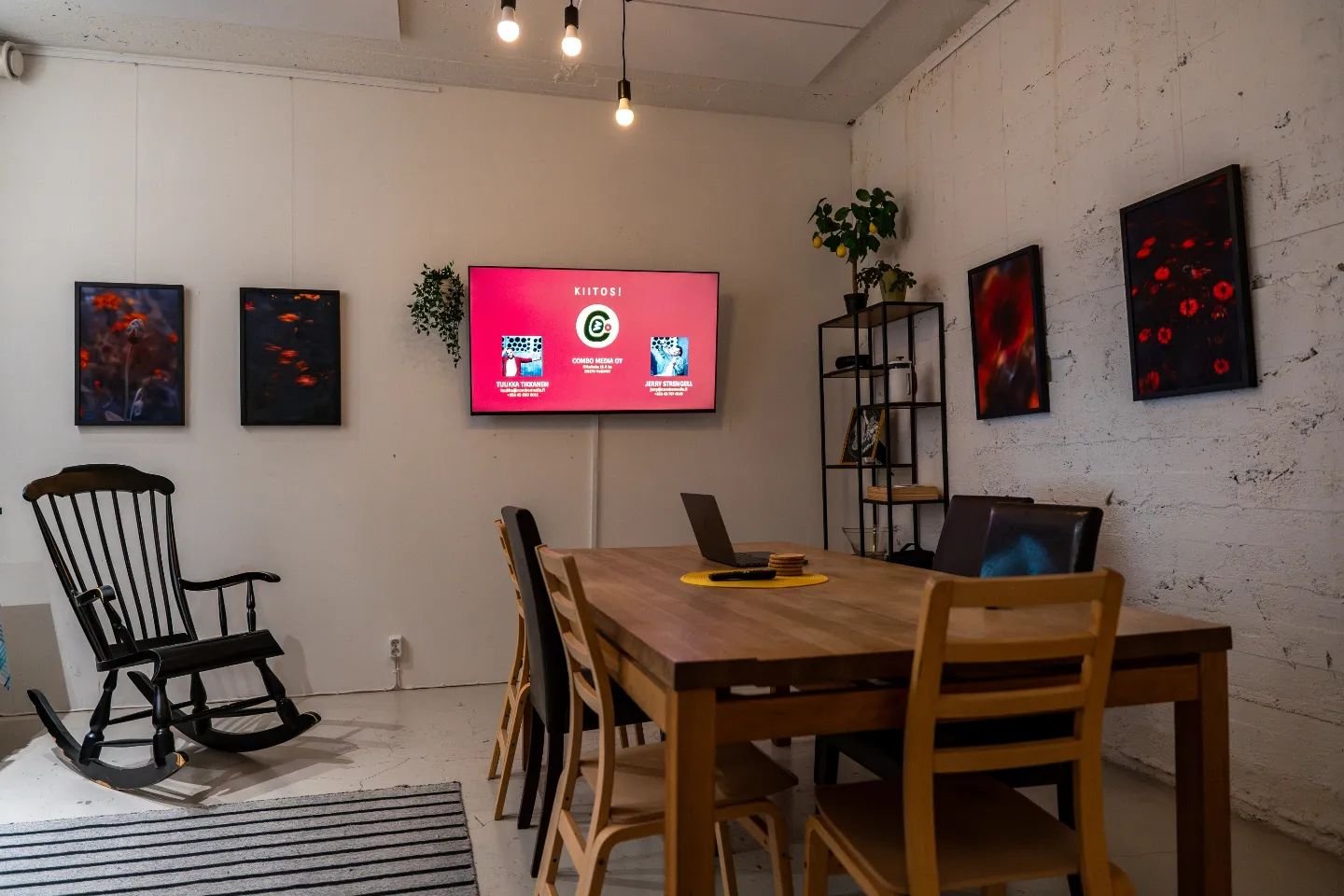 Colleagues and artists, we created the company to find interesting combos of creative people. So it only feels natural to lend our walls as gallery space to you all. 3 different spaces are available, please DM or call Tuukka if you&rsquo;re intereste