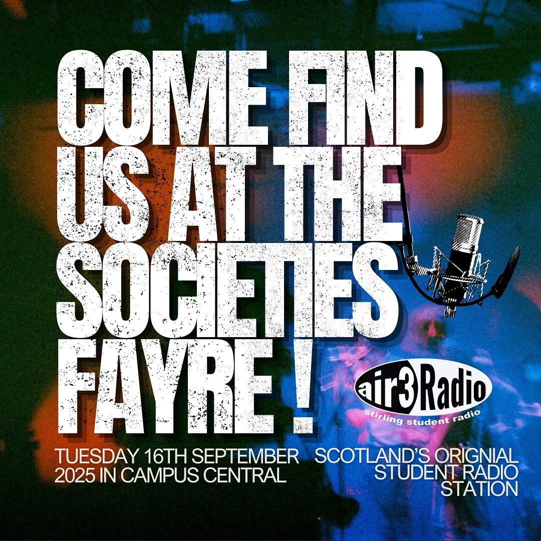 It&rsquo;s that time again&hellip; COME AND FIND US AT THE UoS SOCIETIES FAYRE!!! 🎵🪩🤯

Members of our lovely committee will be at our stall in campus central on Tuesday the 16th for anyone who wants to come say hi and find out a bit about what we 