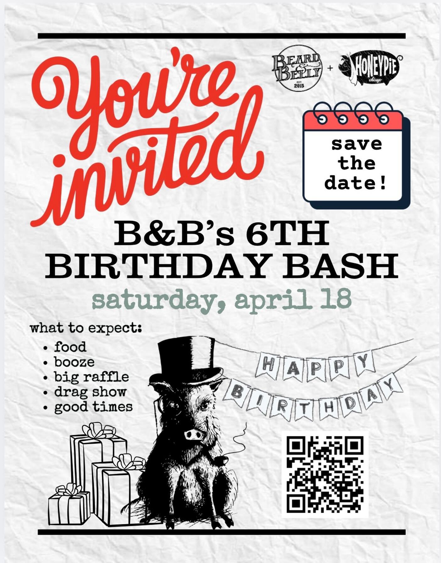 DON&rsquo;T YOU DARE FORGET IT!! 

OUR BIRTHDAY IS JUST AROUND THE CORNER 🎂
&amp; we&rsquo;re turning 6 🕺

Our gifts to you:
🎁 FOOD
🎁 DRINKS
🎁 BEARDS
🎁 BELLIES
🎁 RAFFLE
🎁 DRAG SHOW

Kickoff at 11am, special bday cheers at 4:30 👑

PUT IT IN Y