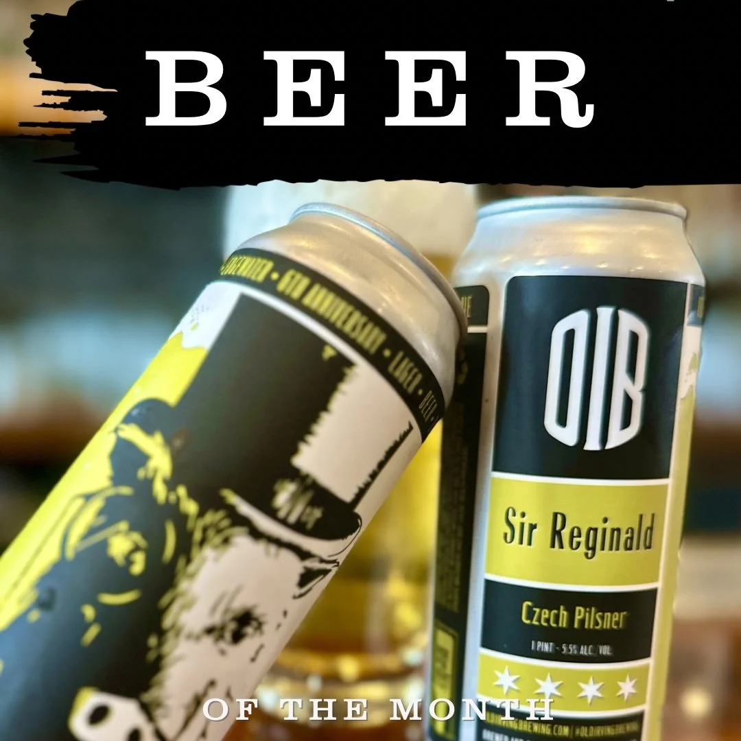 Beer 

Our longtime friend @oldirvingbrewing is our BREWERY OF THE MONTH FOR JUNE!!

You know what that means:
🐷 SIR REGINALD - Czech Pilsner
🍊 BEEZER - Hazy IPA
🫐 CUSHY BERRY - Sour
🔔 DELLA - Kolsch 
➕ MORE!!

Plus, don&rsquo;t forget to snag ti