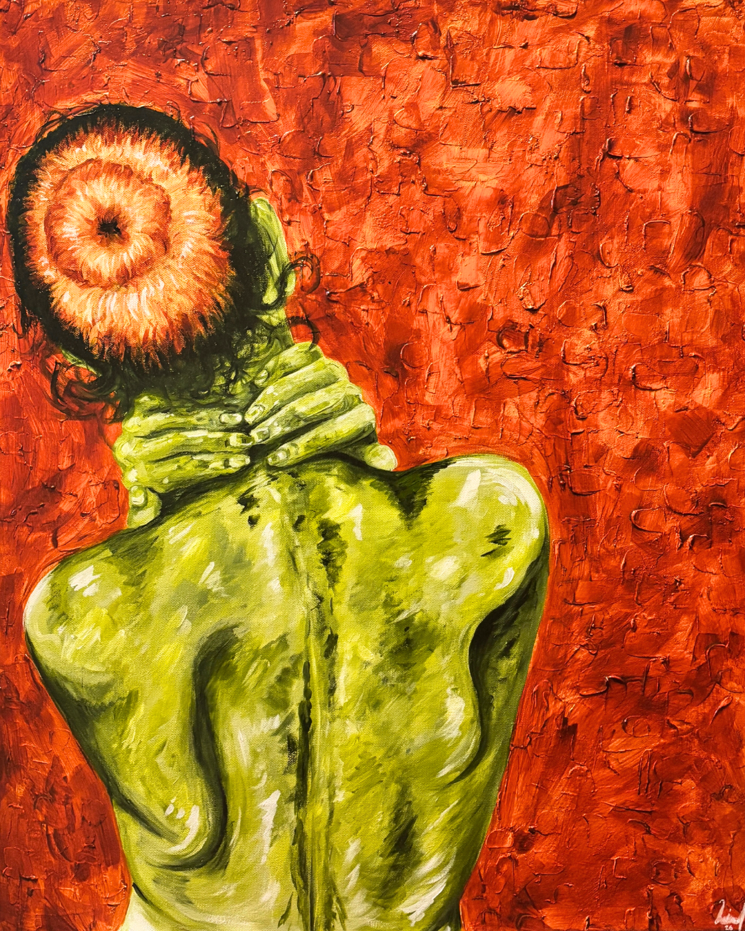 Thread the Needle, 2026 - Acrylic on Canvas - 20 x 24 inches