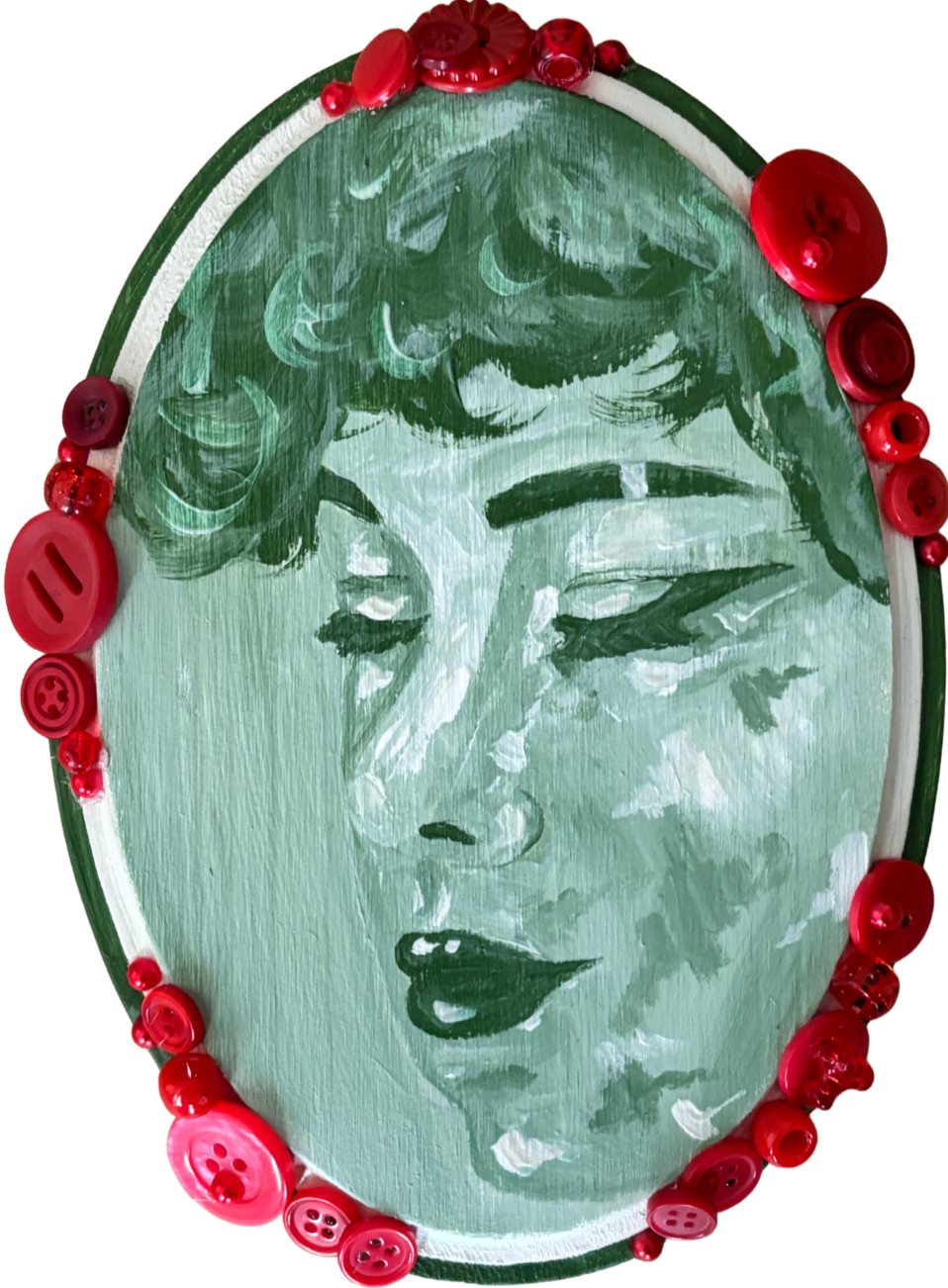 Color Wheel 2 , 2025 - Mixed Media on Wood Panel - 5 x 7 inches