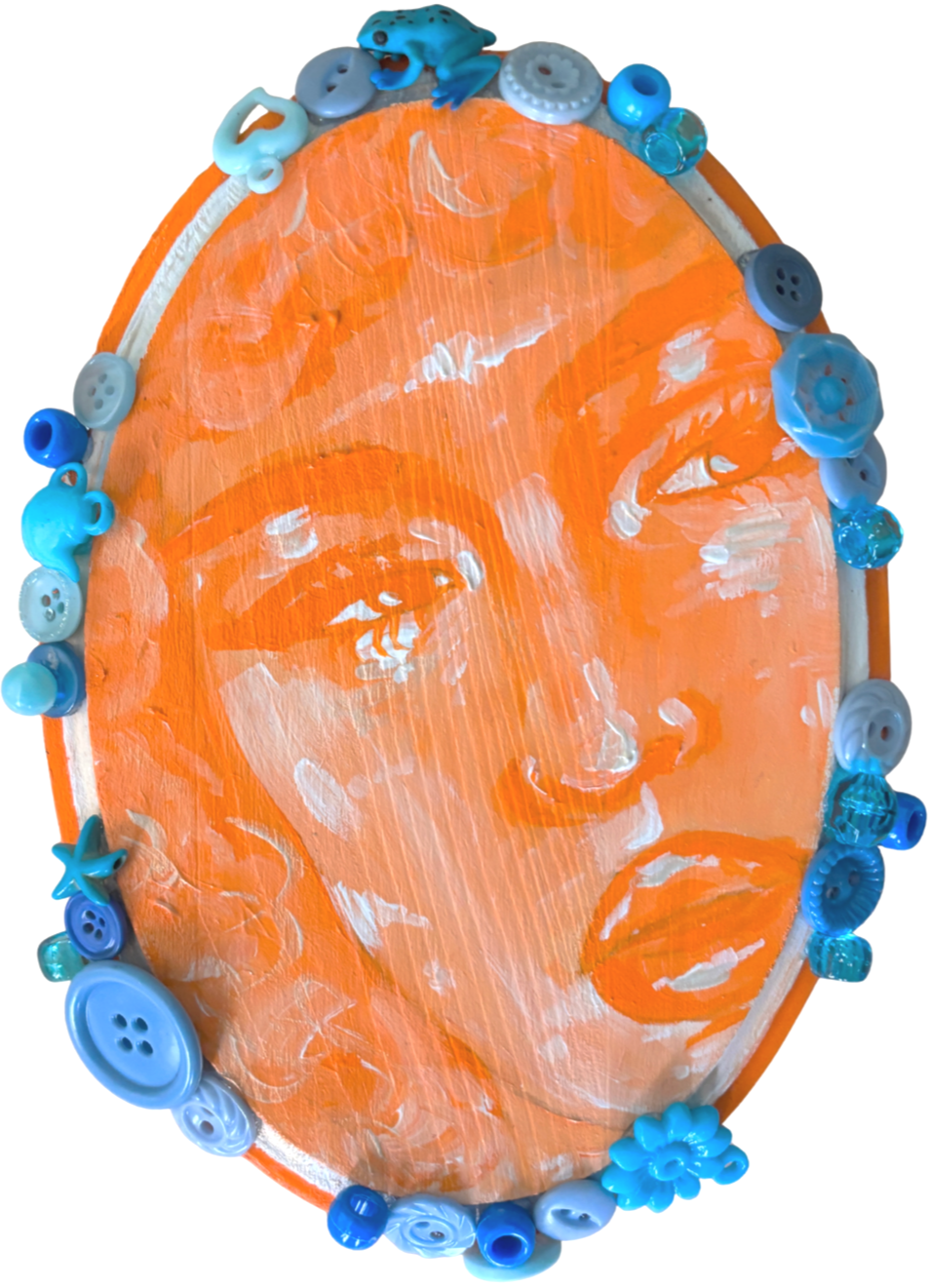 Color Wheel 1 , 2025 - Mixed Media on Wood Panel - 5 x 7 inches