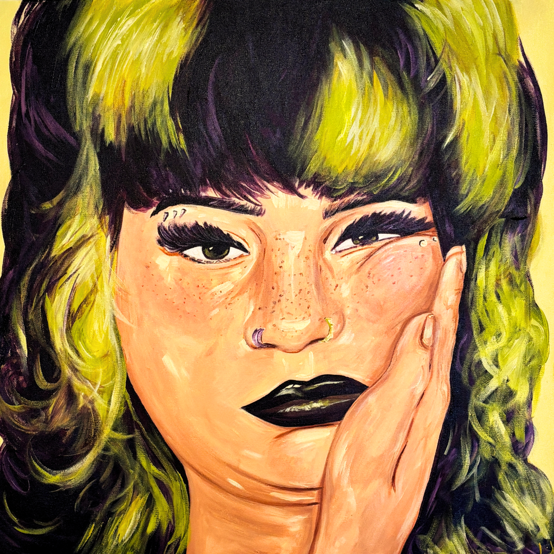 GET UP I, 2026 - Acrylic on Canvas - 24 x 24 inches