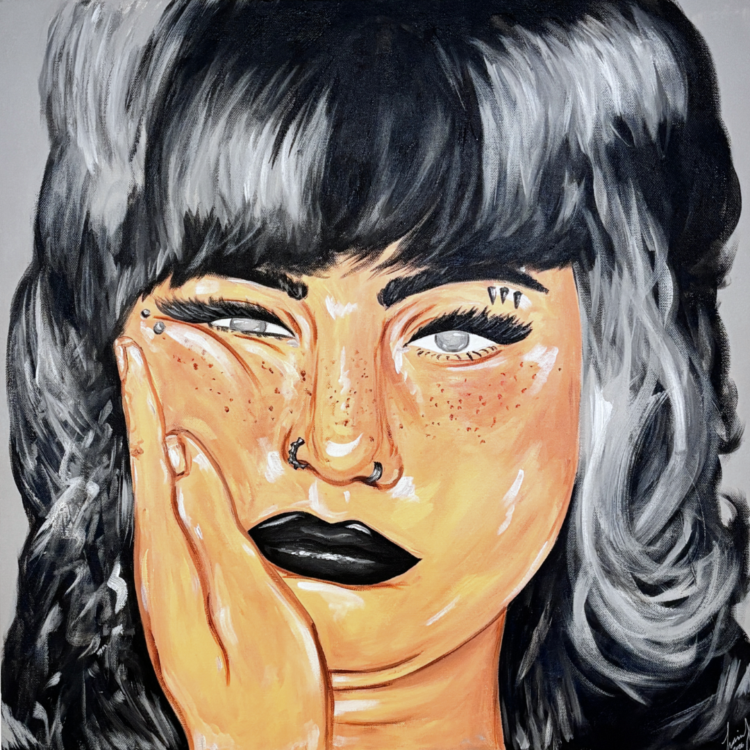 GET UP II, 2026 - Acrylic on Canvas - 24 x 24 inches