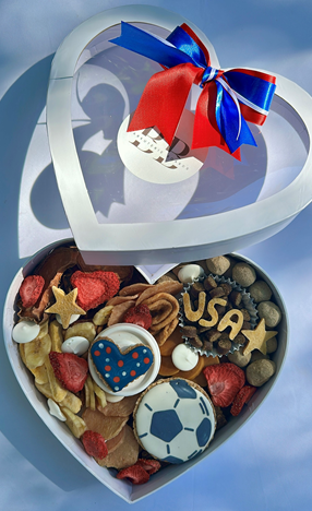 Medium World Cup Themed Barkuterie Board (California Shipping)