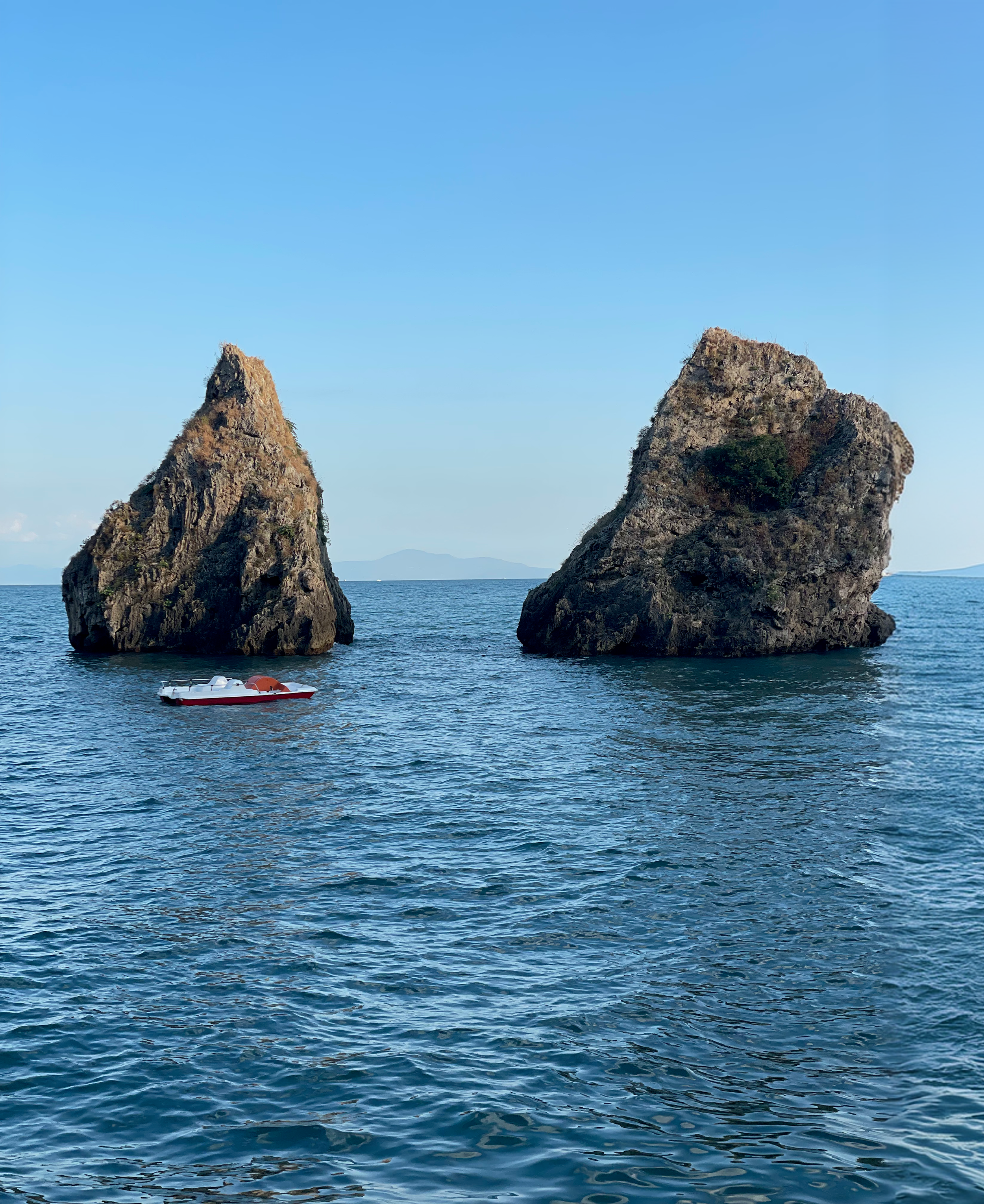 I Due Fratelli rock formation in Vietri sul Mare, Italy”