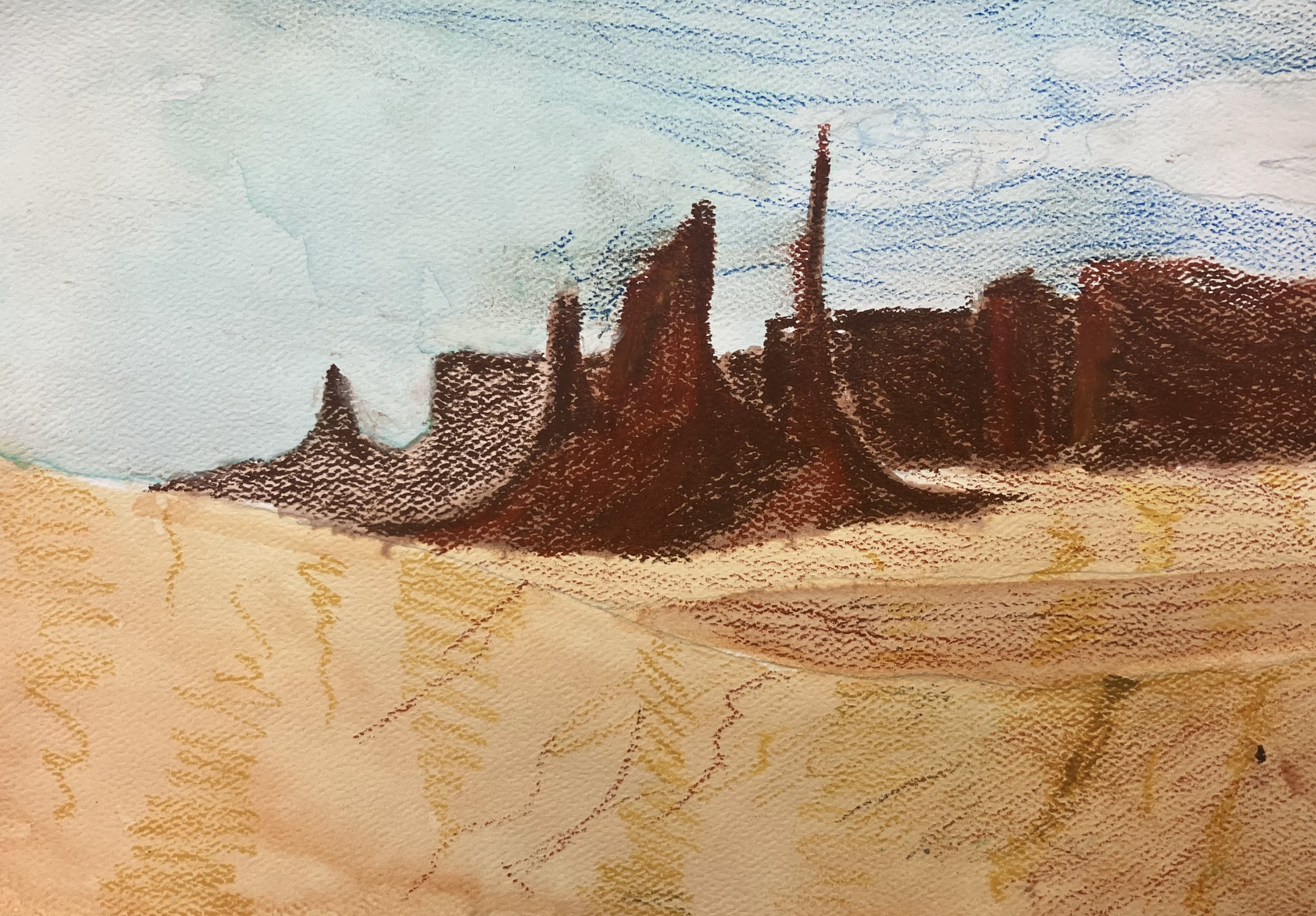 Impressionist Landscape by 7th Grade Dexter