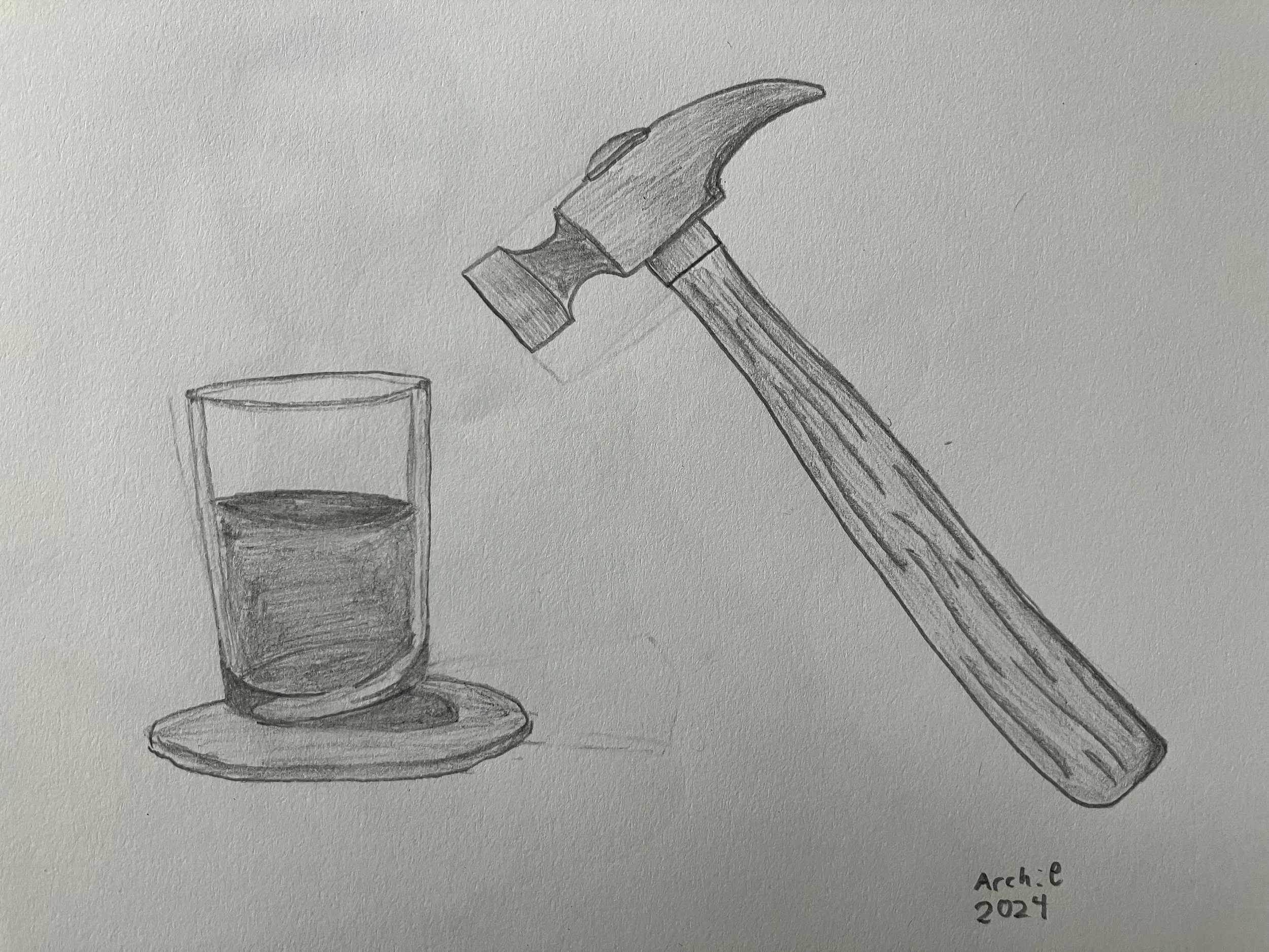   Drawing with pencil by 7th Grade Archie  
