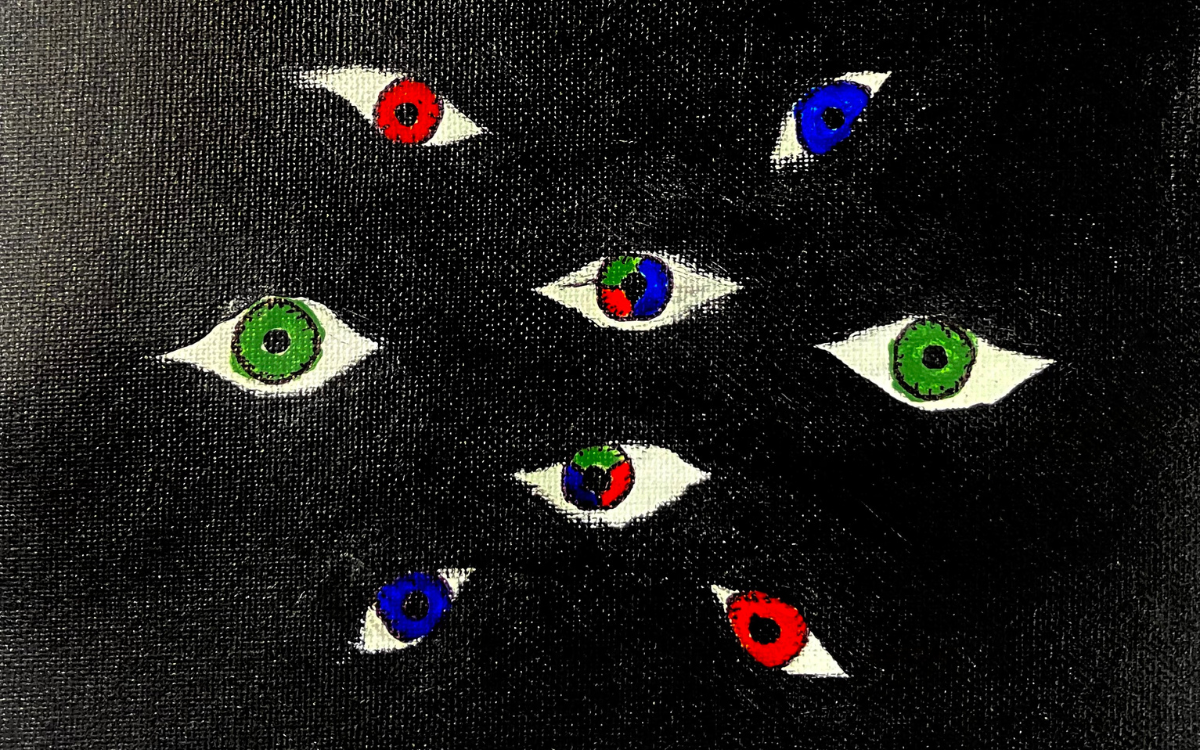 Acrylic painting by 8th Grade Louie