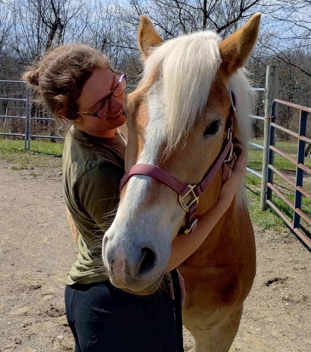 Sonny and volunteer Anna.jpg