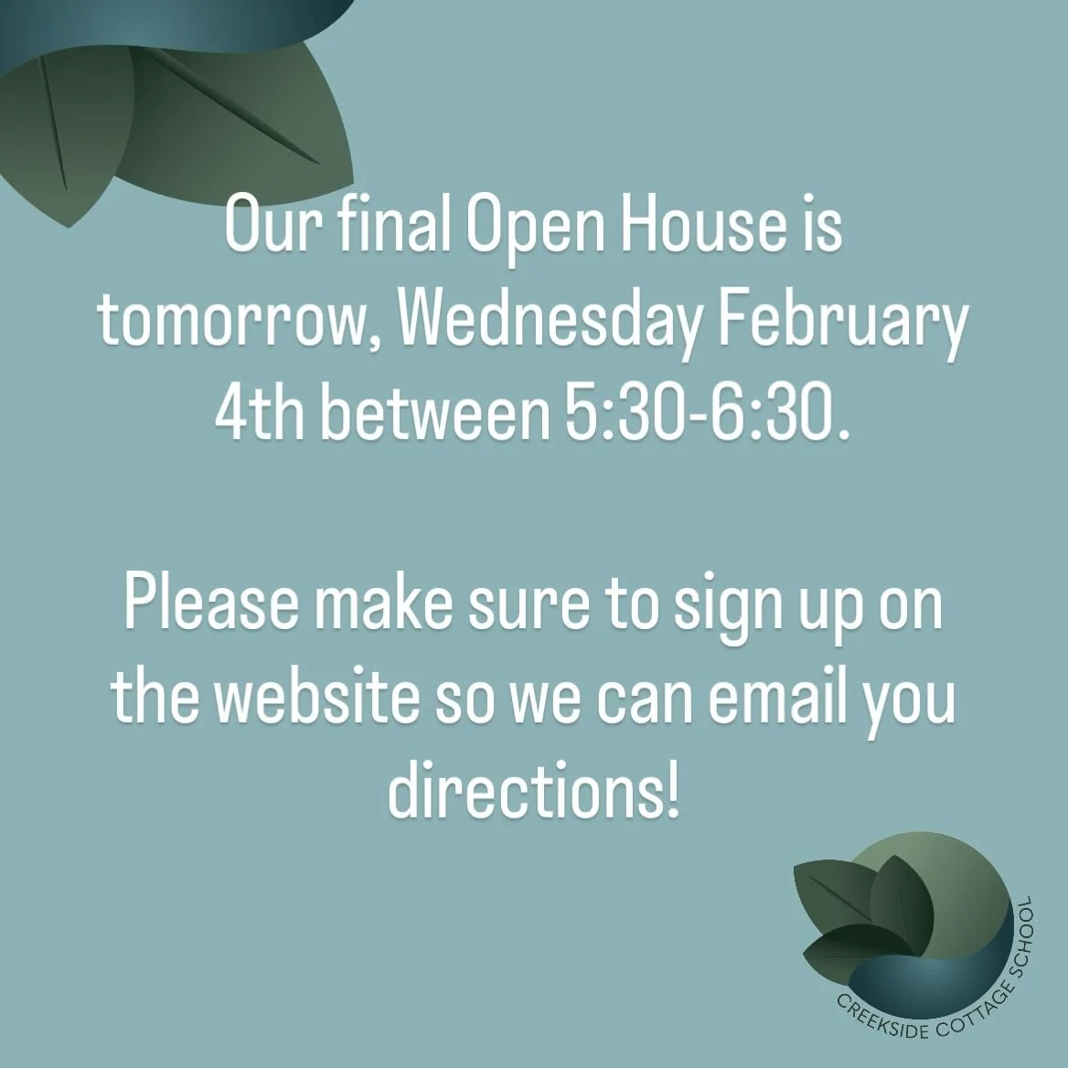 We can&rsquo;t wait to see you!