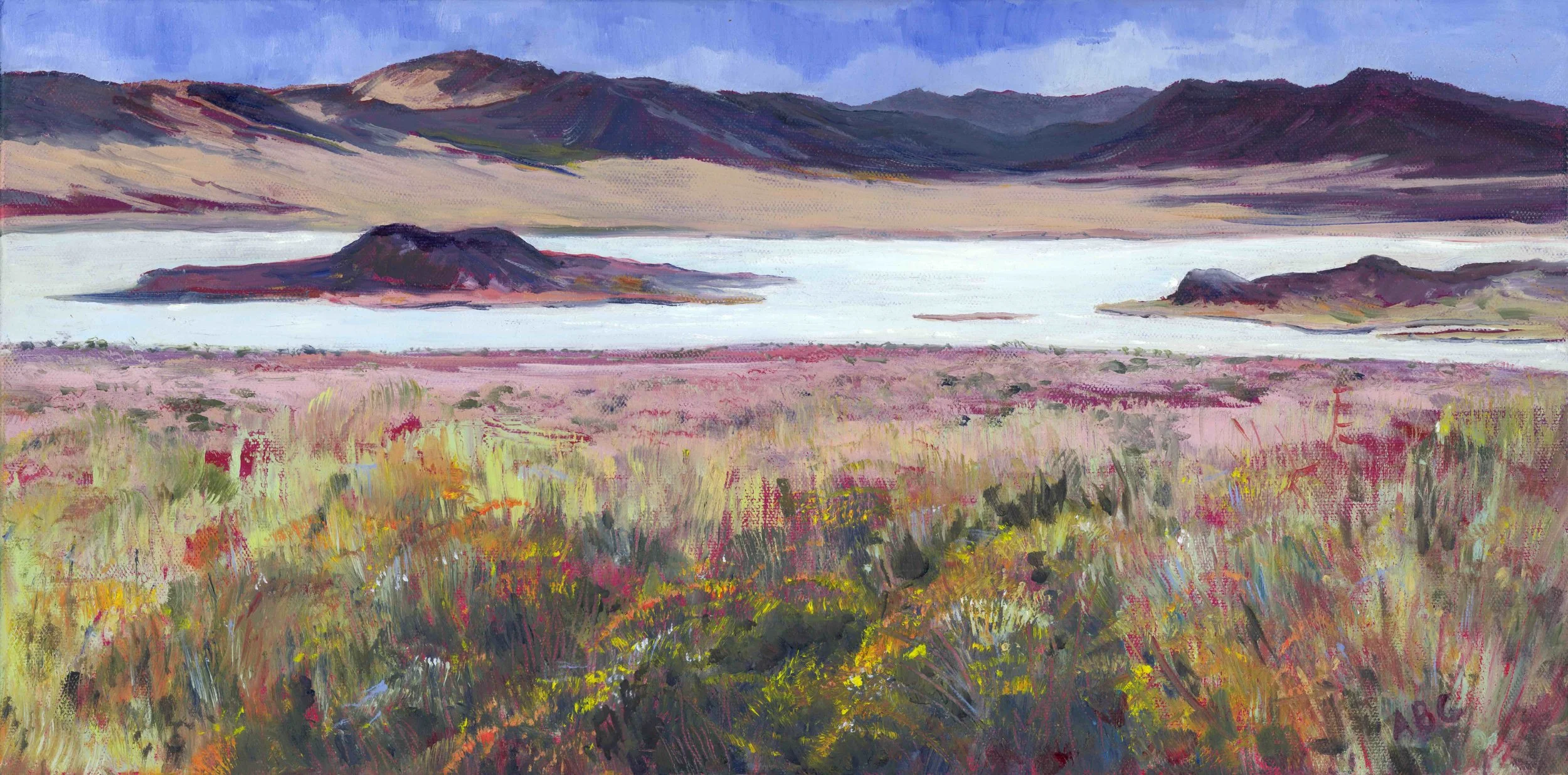 Mono Lake in Autumn, Oil
