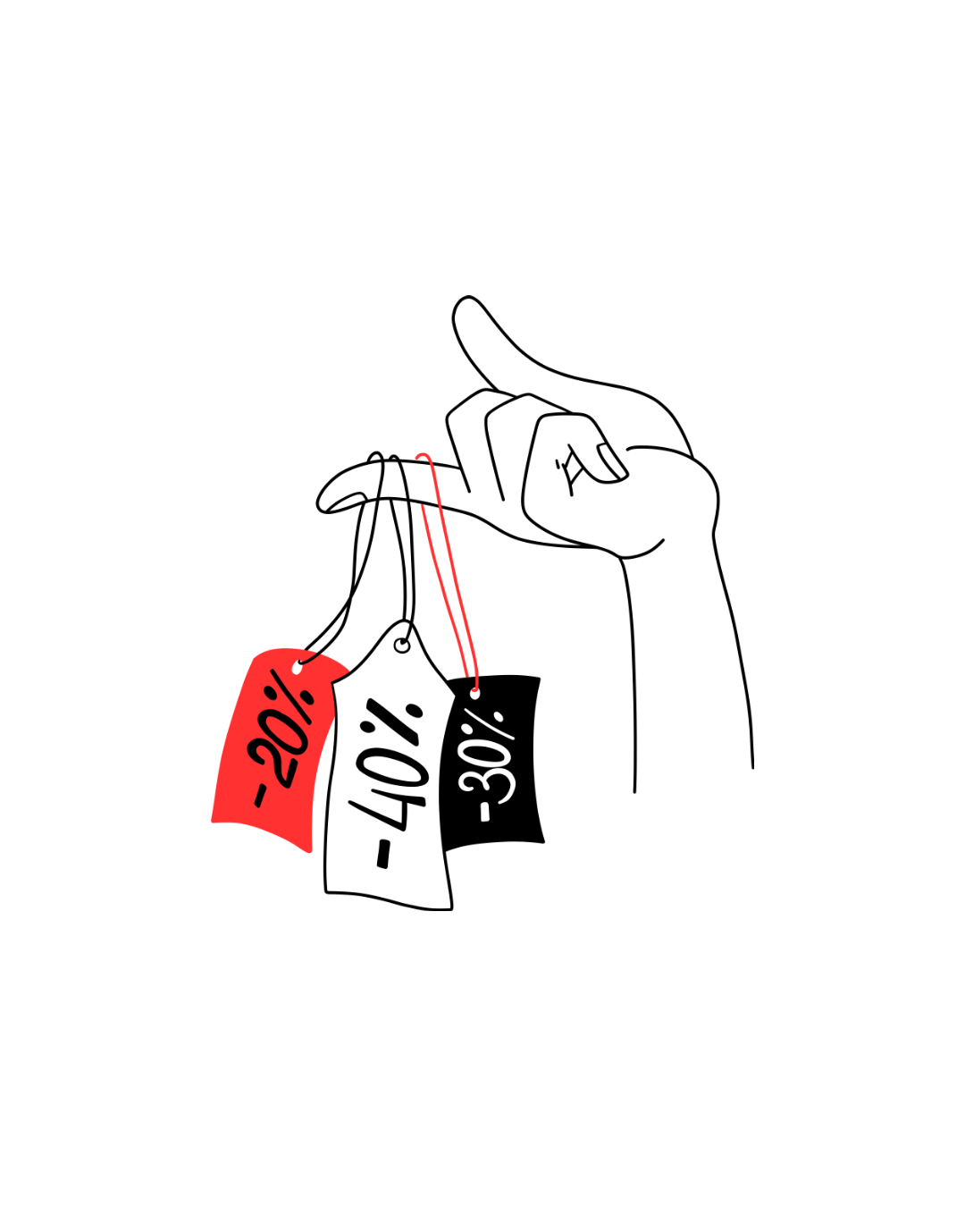 Geometric drawing of an outline square with sections divided by vertical, horizontal, and circle lines.