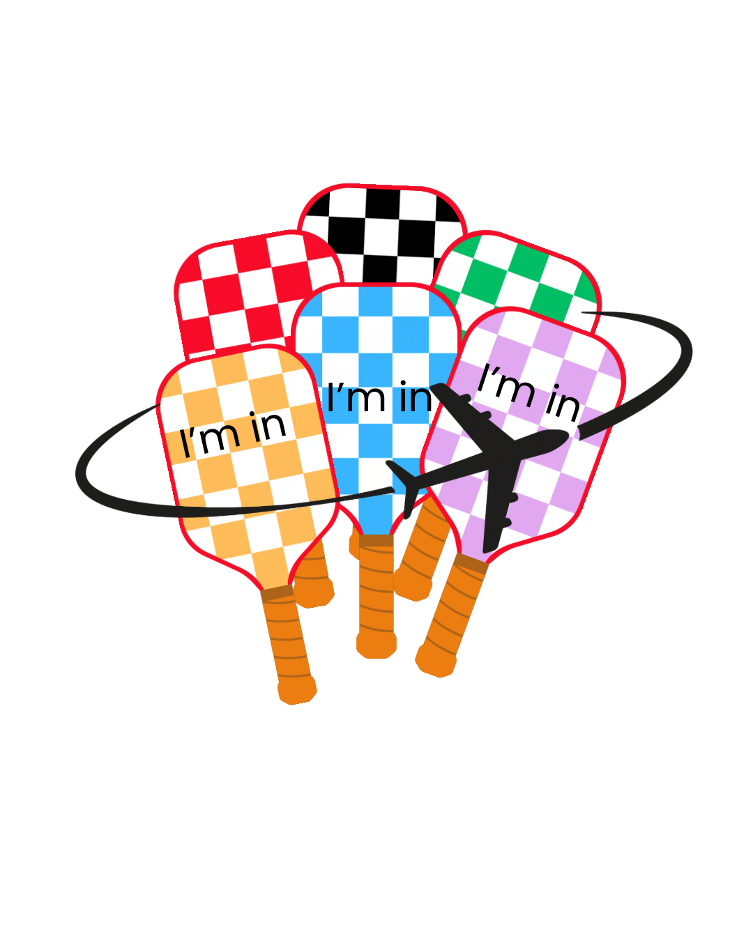 Geometric drawing of an outline square with sections divided by vertical, horizontal, and half circle lines.