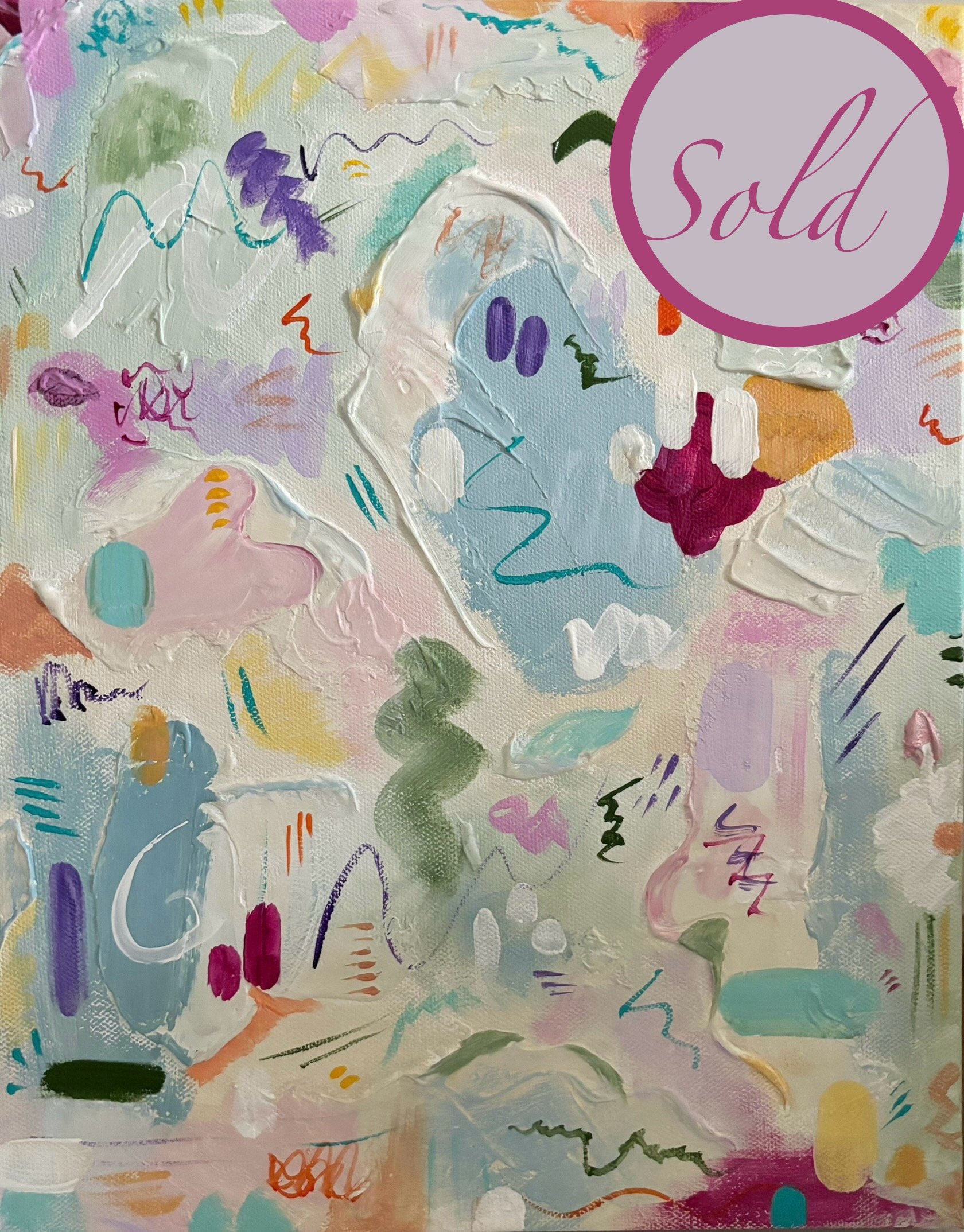 SOLD •
It's a Spritz •
17" x 12" Canvas •
unframed