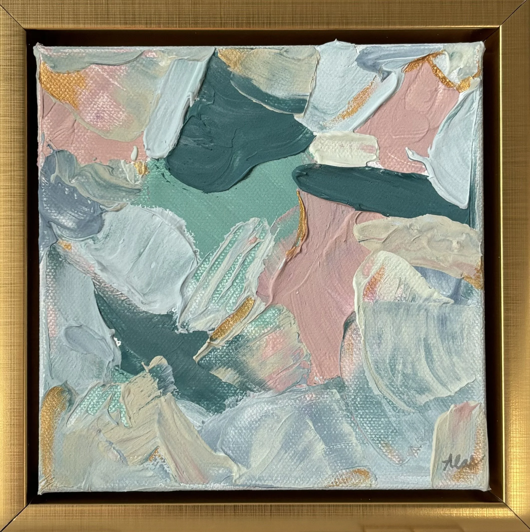 Serenity • 7” x 7” Canvas •

Gold Frame