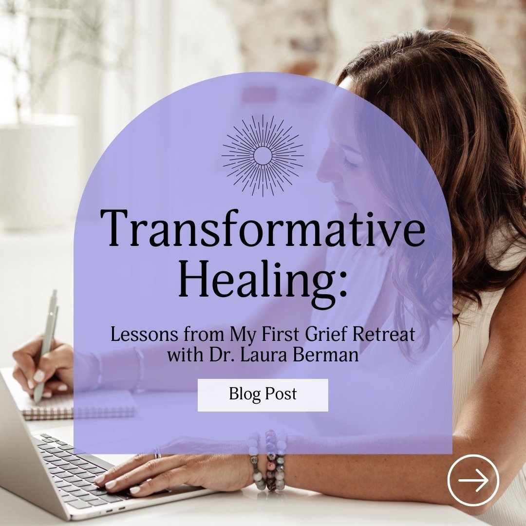 🌿 Discover My Transformative Grief Retreat Experience 🌿

Attending my first grief retreat, From Heartbreak to Healing, was truly life-changing. Led by the incredible Dr. Laura Berman, I was introduced to pillars of grief healing and led through var