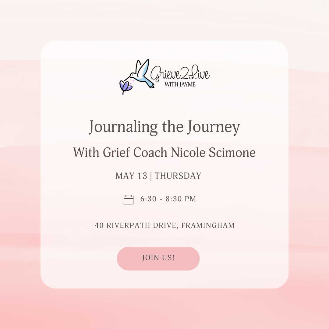 Journaling the Journey with Grief Coach Nicole Scimone