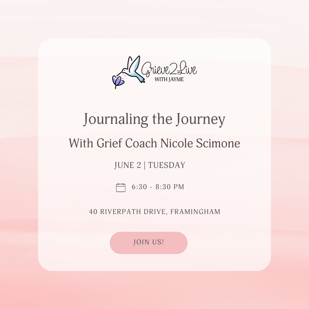 Journaling the Journey with Grief Coach Nicole Scimone