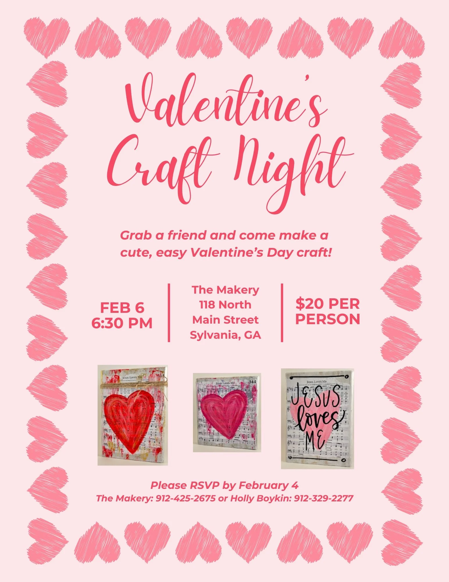 Valentine's Craft Night