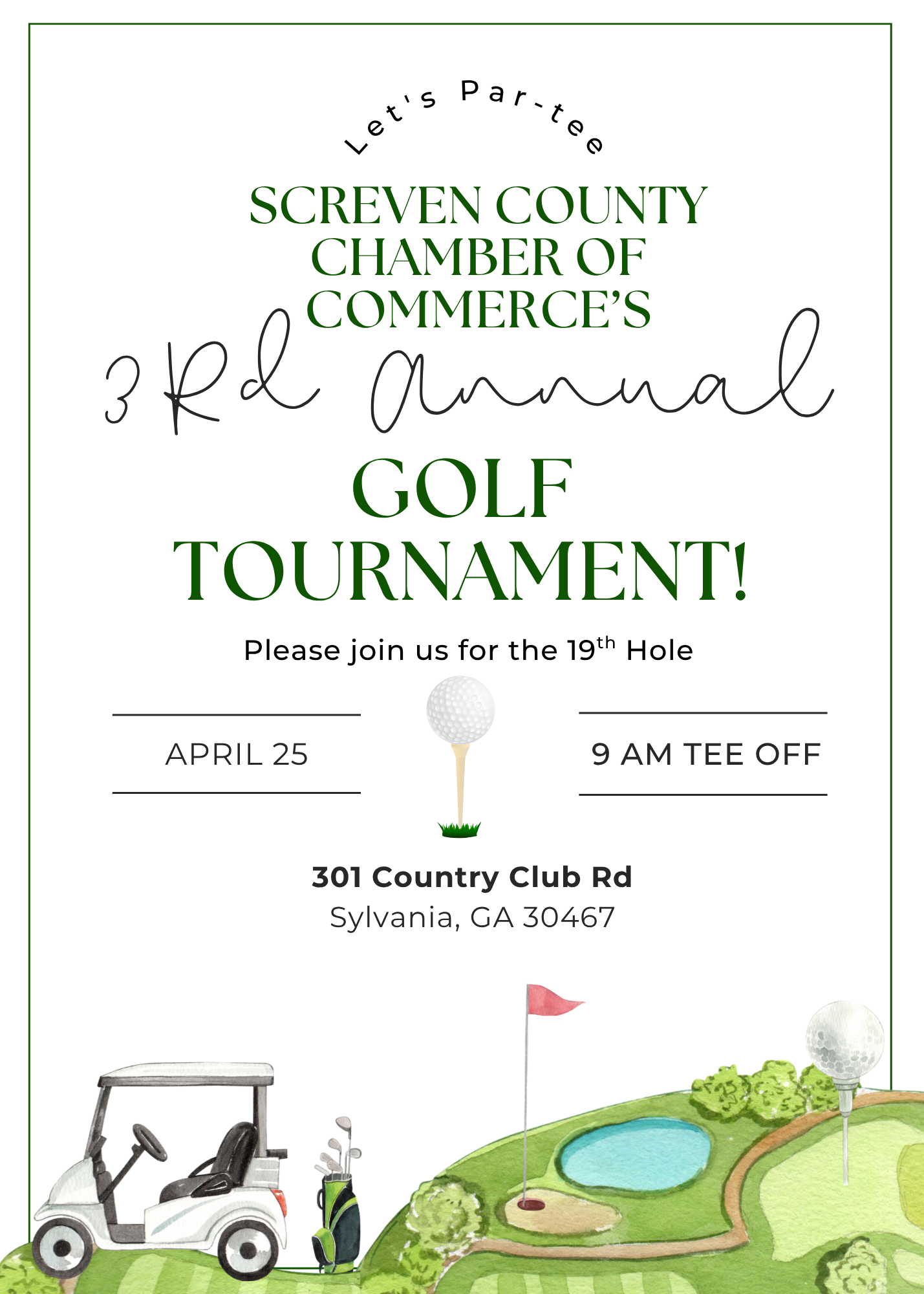 SCCOC 3rd Annual Golf Tournament
