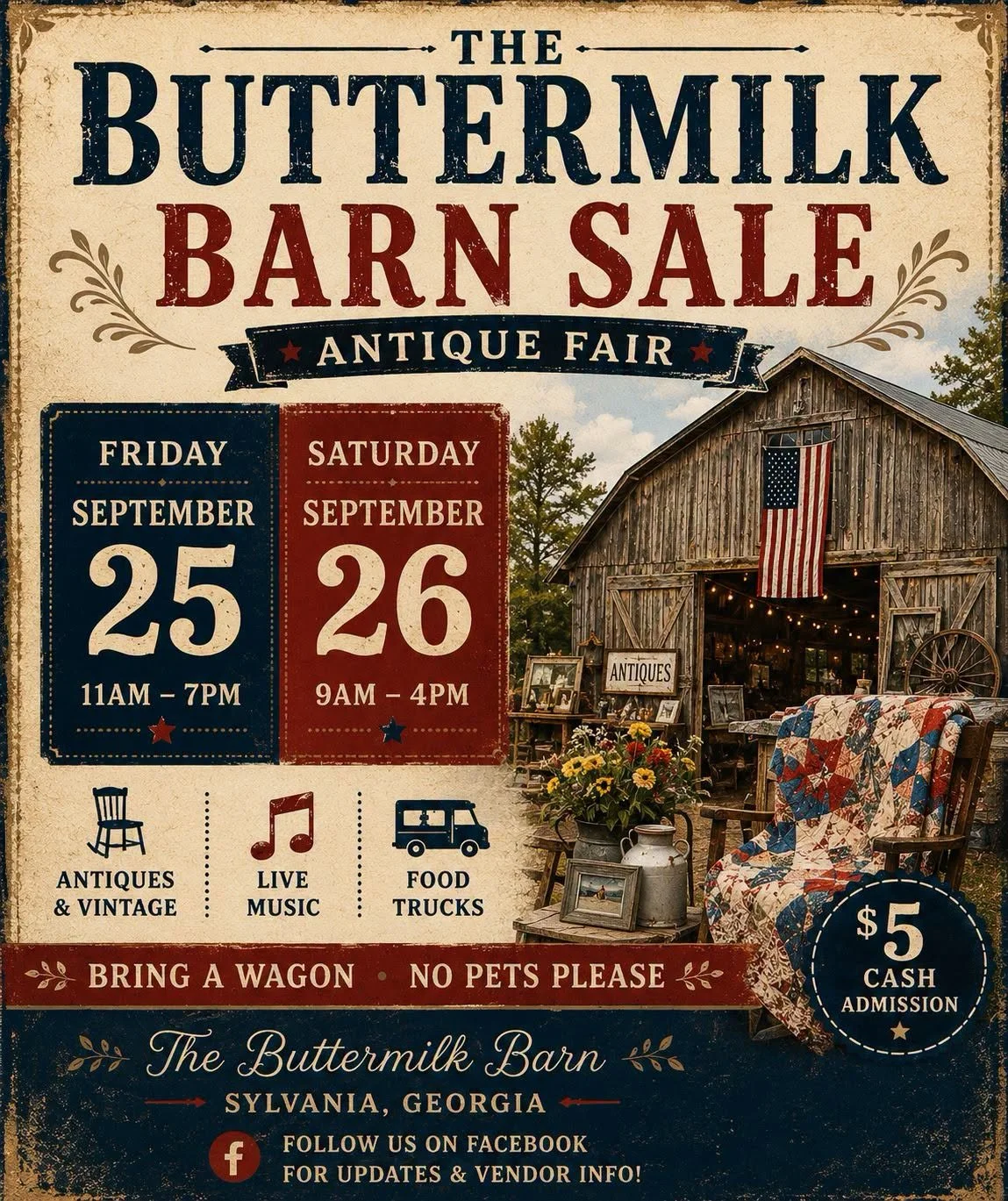 Buttermilk Barn Sale