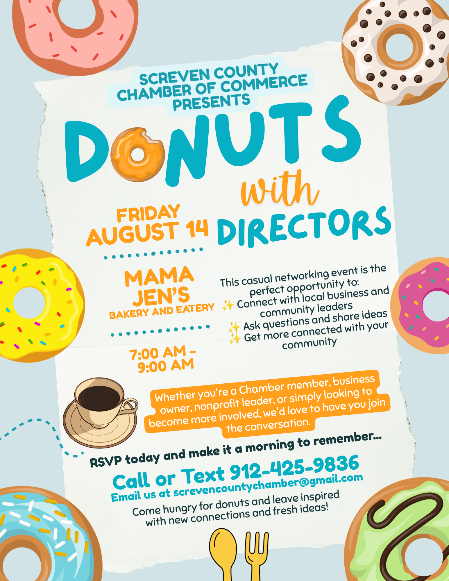 Donuts with Directors