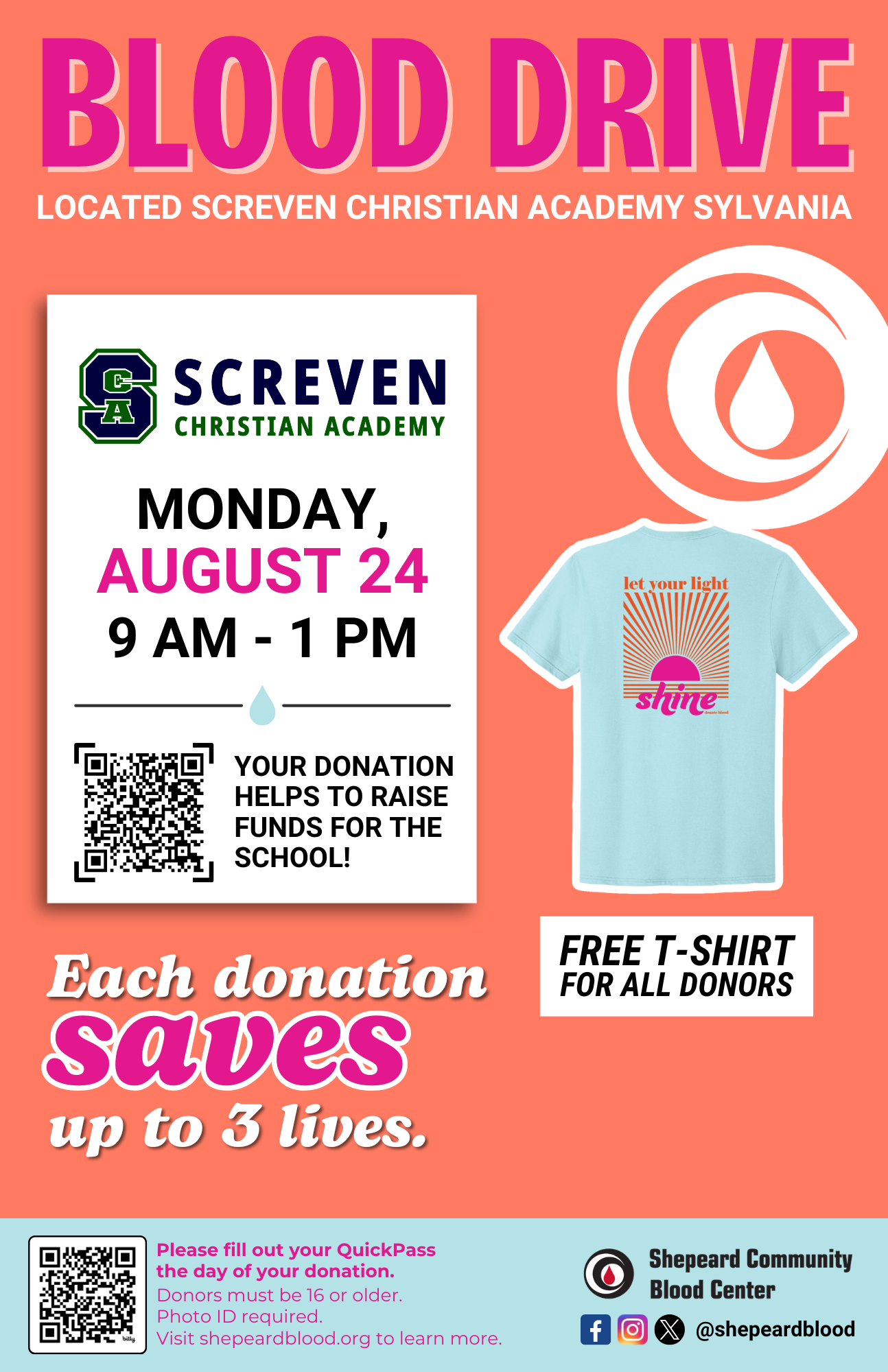 SCA: Blood Drive
