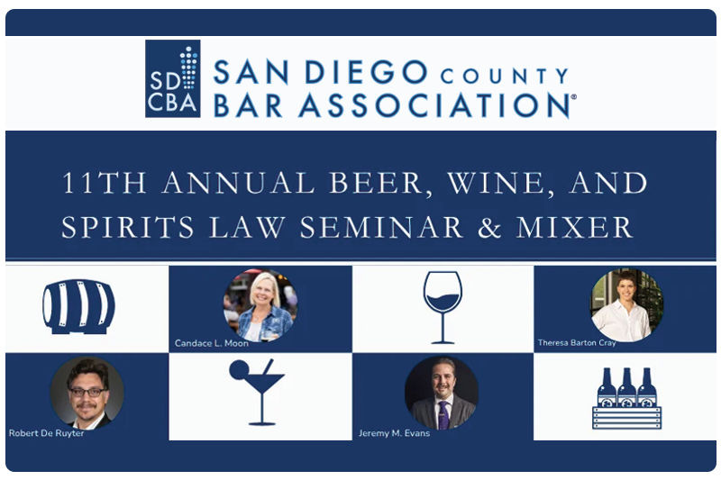 Theresa Barton Cray Speaks at San Diego County Bar Association Annual Beer, Wine, and Spirits Law Panel