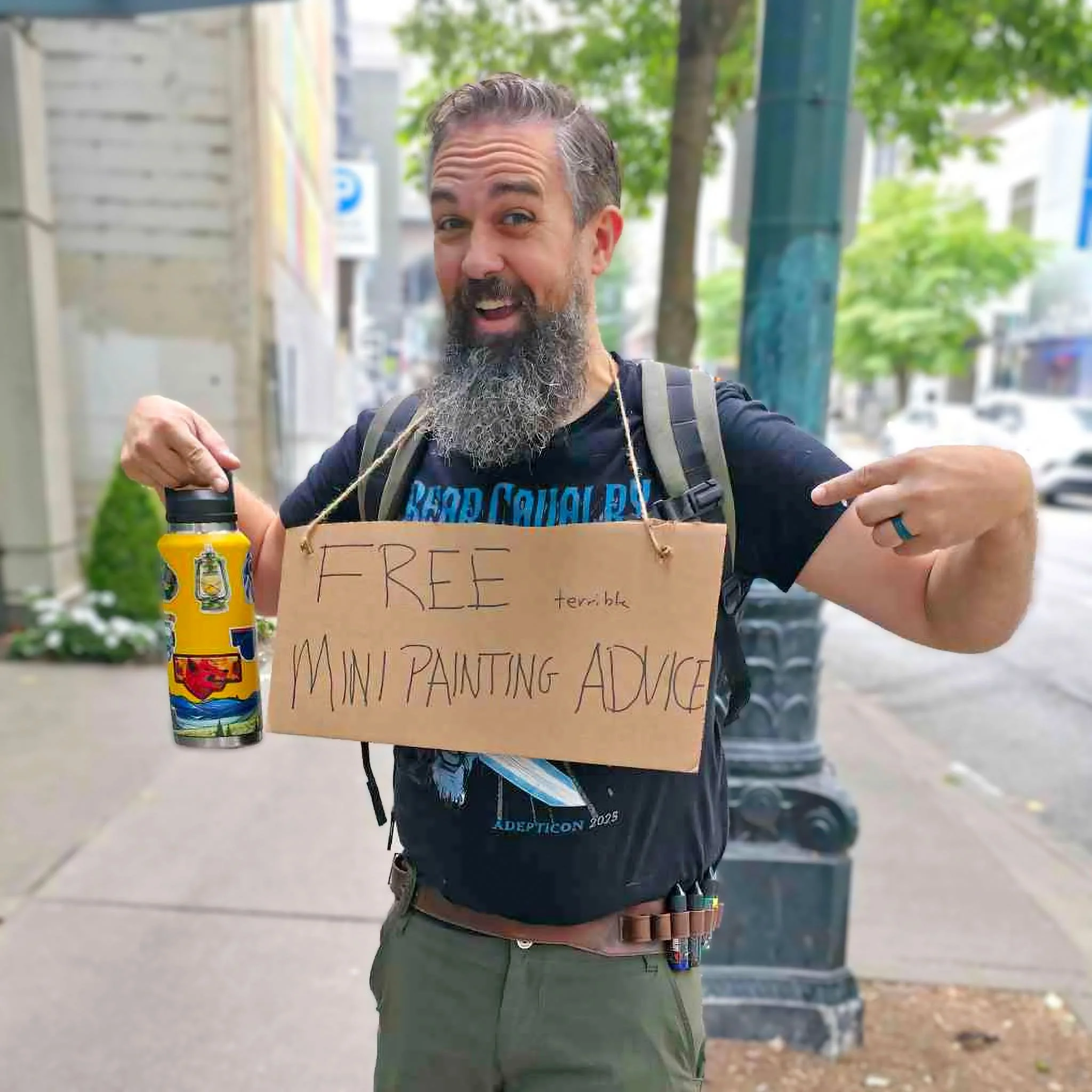 Free (terrible?) mini painting advice? Must be Bear Cavalry at PAX West.

We&rsquo;re at PAX West all weekend, so if you see us roaming the halls, come say hey! We&rsquo;ve got paints to show off, bad jokes to share, and we&rsquo;d love to chat about