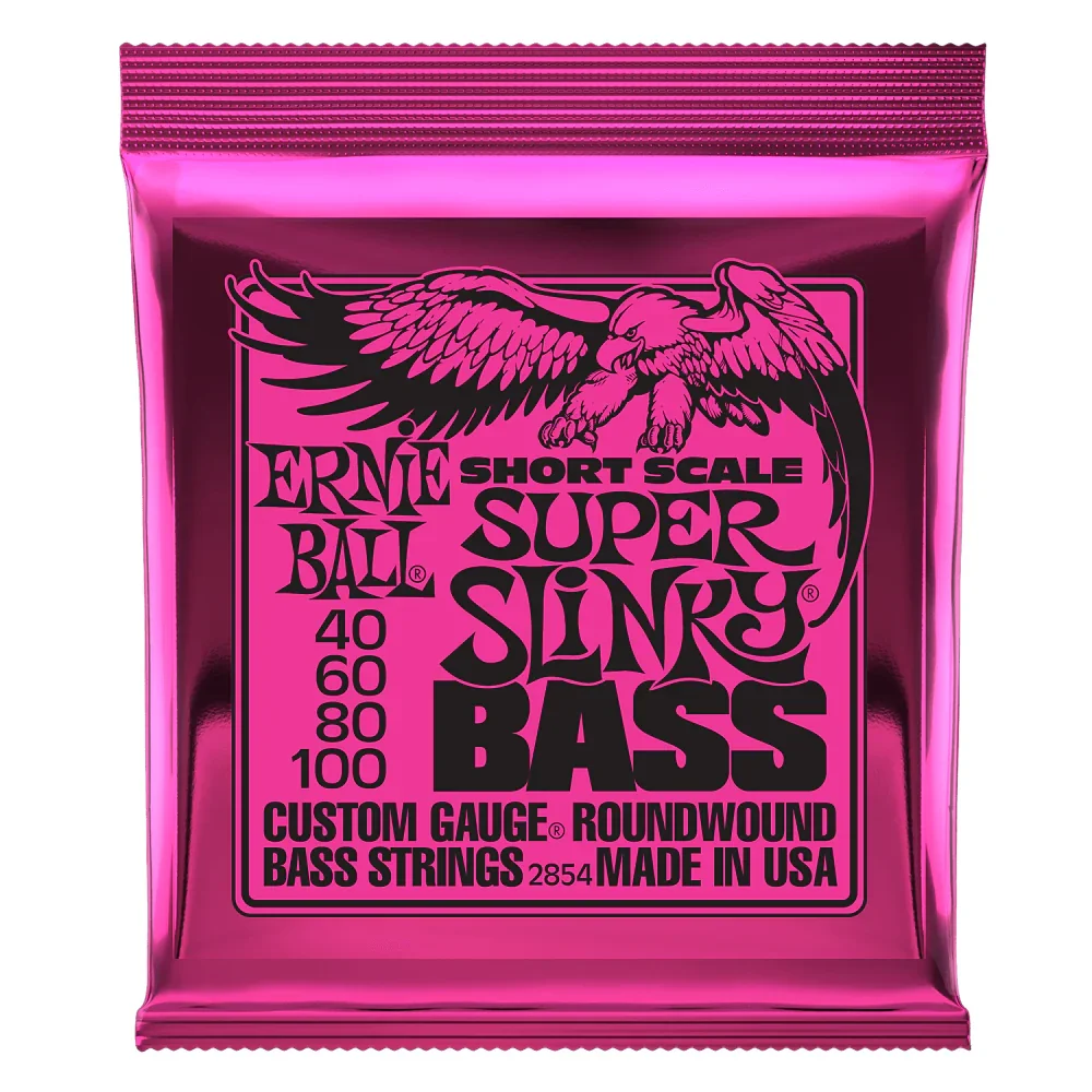 Ernie Ball Bass super slinky short scale.webp