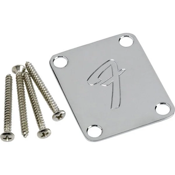 Fender 4 Bolt Vintage neck plate chrome 448100