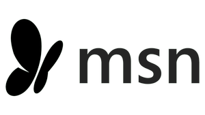 MSN logo with butterfly icon and text