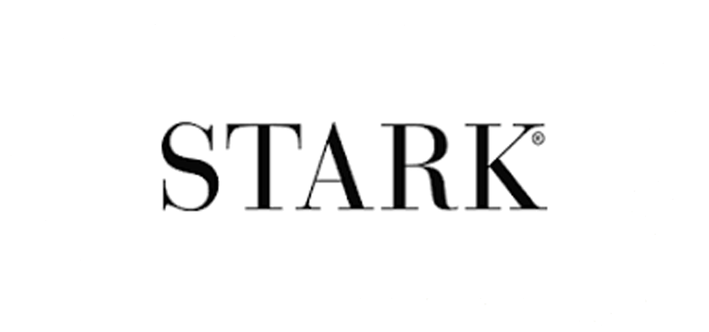 The word "STARK" in black capital letters on a white background.