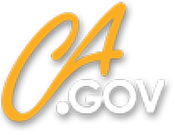 California logo with 'CA.gov' text in yellow and white on a black background.