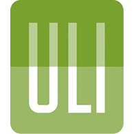 Green and white logo with the word 'ULI' in large letters