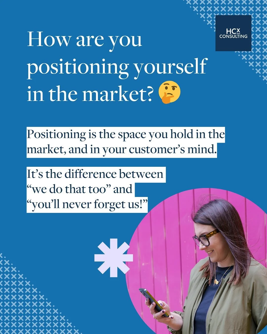 How are you positioning yourself in the market? 🤔
&nbsp;
👉 Most businesses talk about positioning, but very few get it right.
&nbsp;
Positioning is the space you hold in the market and in your customer&rsquo;s mind.
&nbsp;
It&rsquo;s the difference